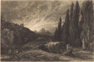 Den tidiga plogmannen av Samuel Palmer