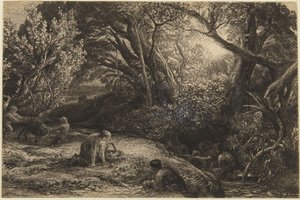 ”Livets morgon” av Samuel Palmer