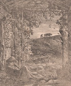 Den sovande herden av Samuel Palmer