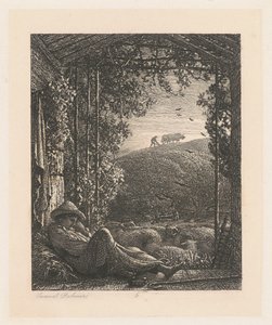 Den sovande herden av Samuel Palmer