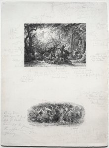 Vinrankan, 1852. av Samuel Palmer