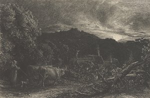 The Weary Ploughman, eller The Herdsman, eller Tardus Bubulcus, började i av Samuel Palmer