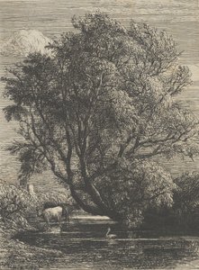 Pilen, 1850. av Samuel Palmer