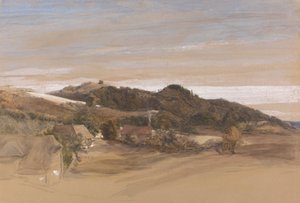 Underriver Hills, nära Sevenoaks, Kent, från Grounds of J. Herries, Esq. av Samuel Palmer