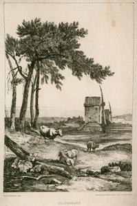 Blackheath, London av Samuel Prout