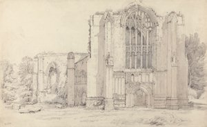 Bolton Abbey av Samuel Prout
