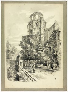 Heidelbergs slott av Samuel Prout