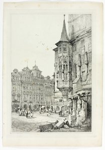 Stadshuset, Prag av Samuel Prout