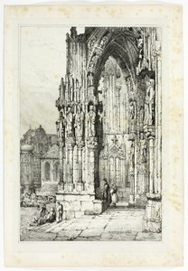 Regensburgs katedral av Samuel Prout