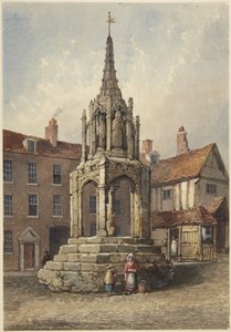 Korset i Leighton, Bedfordshire av Samuel Prout