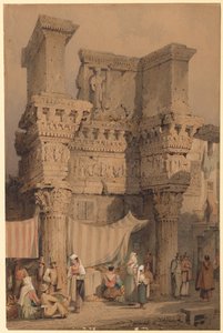 Forum av Nerva, Rom. av Samuel Prout