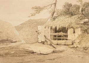 Wellhead (akvarell) av Samuel Prout