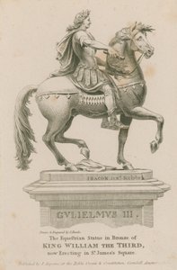 Ryttarstaty av kung William III av Samuel Rawle