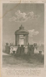 Monument till Elizabeth Soane av Samuel Rawle