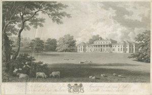 Shugborough Hall: gravyr, nd [c 1802] av Samuel Rawle