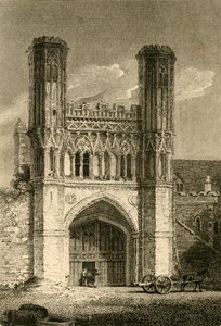 St. Augustines Gate, Canterbury, Kent, 1802.