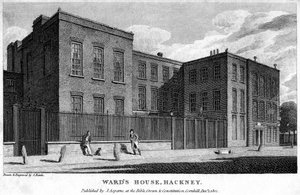 Wards House, Hackney, London, 1805. av Samuel Rawle