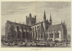 Chester Cathedral (gravyr) av Samuel Read