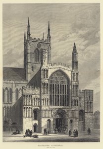Rochester Cathedral (gravyr) av Samuel Read