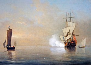 The Morning Gun (olja på duk)