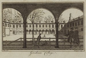 Gresham College i London av Samuel Wale