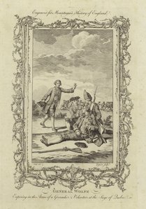 General James Wolfes död av Samuel Wale