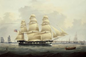 En brittisk köpman utanför sydkusten