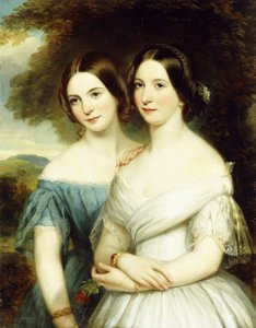 Porträtt av två systrar, 1856