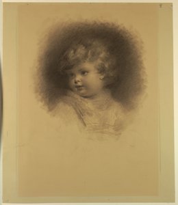 Porträtt av ett barn av Samuel Worcester Rowse