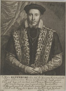 Porträtt av Adriaan van Blyenburg, herre av Schobbeland av Samuel van Hoogstraten