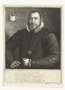 Porträtt av Jacob Muys of Holy av Samuel van Hoogstraten