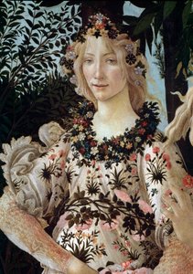 Våren. Detalj (tempera på panelen av Sandro Botticelli