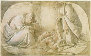 Den heliga familjen av Sandro Botticelli