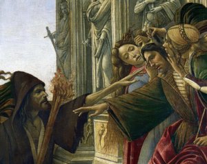 Förtal av Apelles av Sandro Botticelli