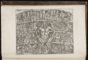 Illustration till Dantes inferno av Sandro Botticelli