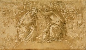 Maria kröning av Sandro Botticelli