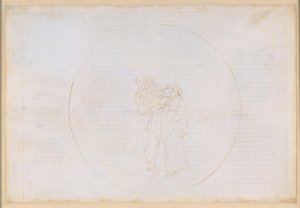 La Divina Commedia, Paradiso XII. Den fjärde planetsfären (solhimlen): Fransiskanen Bonaventura prisar den helige Dominikus liv och verk och kritiserar splittringen inom sin egen orden av Sandro Botticelli