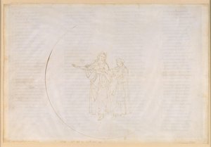 La Divina Commedia, Paradiso XI. Den fjärde planetsfären (solhimlen): Thomas av Aquino berömmer inför Dante Franciskus av Assisis gärningar och beklagar världsliggörandet av sin egen orden, dominikanerorden av Sandro Botticelli