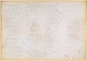 La Divina Commedia, Paradiso XVI. Den femte planetsfären (Mars himmel): Cacciaguida beklagar det moraliska förfallet i Florens av Sandro Botticelli