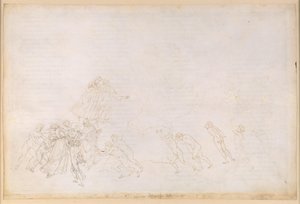 La Divina Commedia, Purgatorio VI. Förpurgatoriet, mellersta zonen: De som försummat sina plikter och dött till följd av ett våldsdåd; samtal med Sordello av Sandro Botticelli