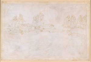 La Divina Commedia, Purgatorio XX. Purgatoriets femte ring: De girigas och slösarnas botgöring; samtal med Hugo Capet av Sandro Botticelli