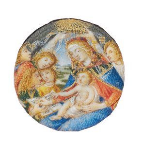 Madonna från Magnificat, Florens, sent 1400-tal - tidigt 1500-tal av Sandro Botticelli
