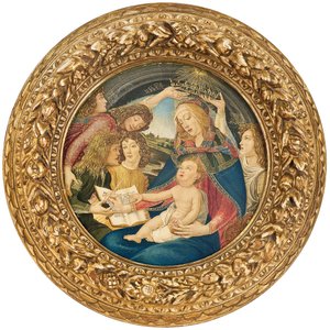 Madonna av Magnificat, krets av Ricciardo Meacci av Sandro Botticelli