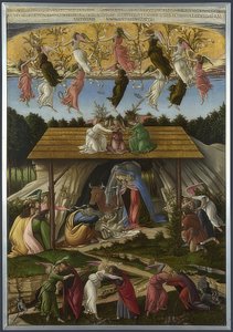 Mystisk nativitet. 1500 av Sandro Botticelli
