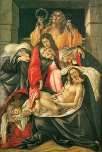 Klagovisan över den döde Kristus av Sandro Botticelli