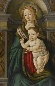 Madonnan och barnet av Sandro Botticelli