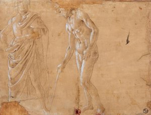 Studier med två siffror av Sandro Botticelli