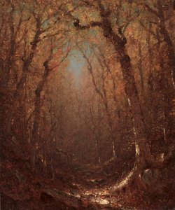 Hösten, en skogsstig, 1876.