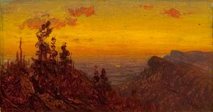 Från Shawangunk-bergen, 1823-1880. av Sanford Robinson Gifford