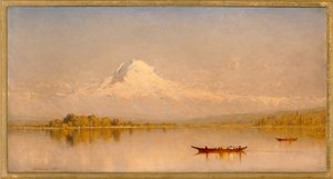 Mount Rainier, Tacomabukten - Puget Ljud av Sanford Robinson Gifford